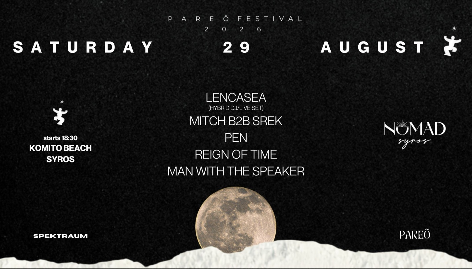 PAREO FULL MOON PARTY 2026 (sunset to sunrise) | Nomad Syros