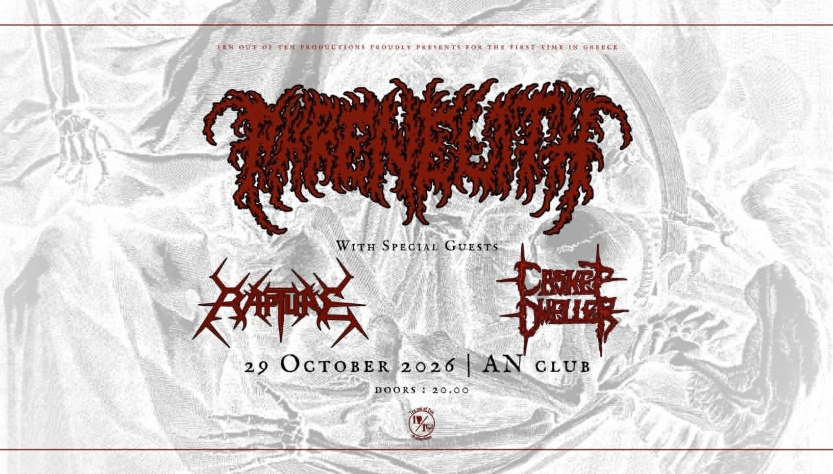 Phrenelith | Special guests: Rapture / Casket Dweller