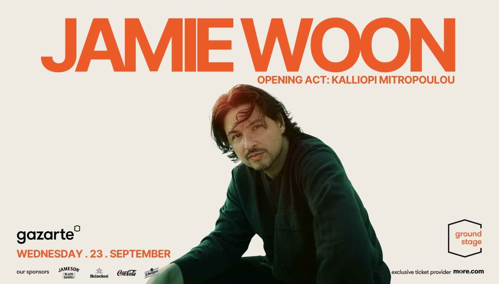 JAMIE WOON live in Athens