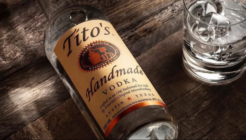 Tito's Handmade Vodka at Ormos Beach Club