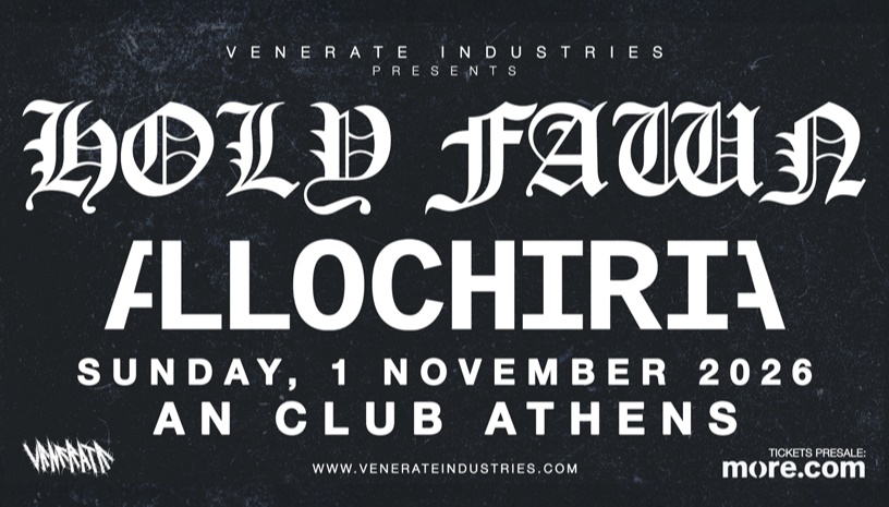 HOLY FAWN + ALLOCHIRIA live @ AN club Athens