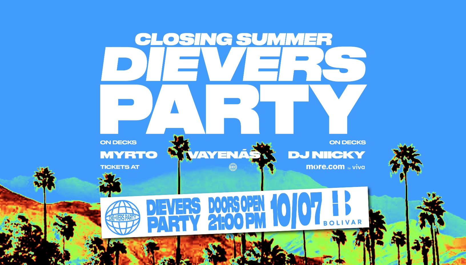 DIEVERSPARTY CLOSING SEASON BOLIVAR