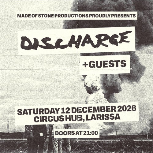 Discharge (UK) live στην Λάρισα | Εισιτήρια online! | More.com